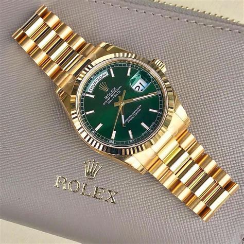 rolex signum grün gold|Rolex gold watches.